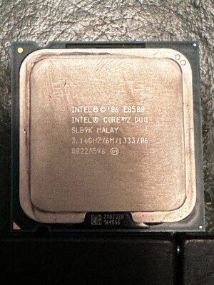 Intel Core 2 Duo E8500 E8500 - 3,16 GHz 2 (SLB9K) Prozessor