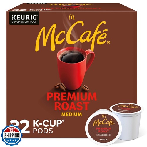 McCafe Premium Roast, Keurig Single Serve K-Cup Pods, Medium Roast Coffee Pod