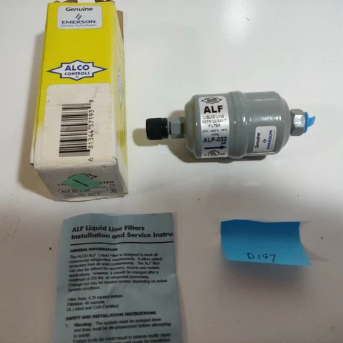 Alco Controls ALF-032 MF Liquid Line Refrigerant Filter 1/4" SAE M 1/4 F (D197)