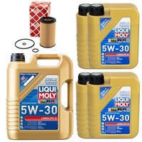 MotoröL Set Longlife Iii 5W-30 Liqui Moly 9 Liter + ÖLfilter FüR Mercedes Vito