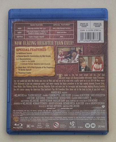 Blazing Saddles (1974; 2006) (2k blu-ray, Region Free) [Warner Bros.] - Picture 2 of 4