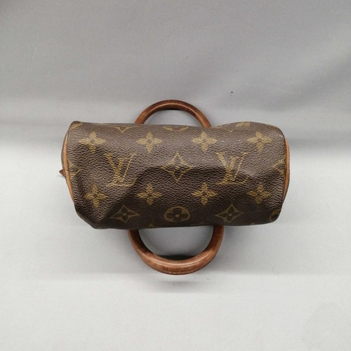 Louis Vuitton Mini Speedy Monogram Leather Canvas Mini Bag Handbag M41534 #4 - Picture 5 of 10