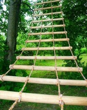Handmade Climbing rope ladder for kids and adults Hand crafted
