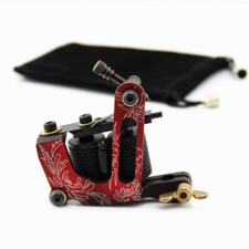 Coil Tattoo Machine Gun 10 Wrap Aluminum Alloy Liner Shader Beginner