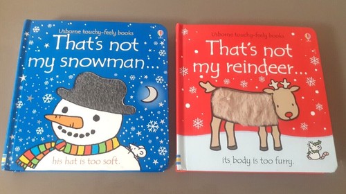 Bundle of 2 X Thats Not My.. Reindeer & Snowman- Christmas Baby Kids Board Book