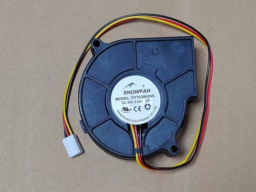 Ventilateur De Refroidissement SNOWFAN YY7530H24S - 24V DC, 0.45A, 3 Fils, Pour Applications électroniques