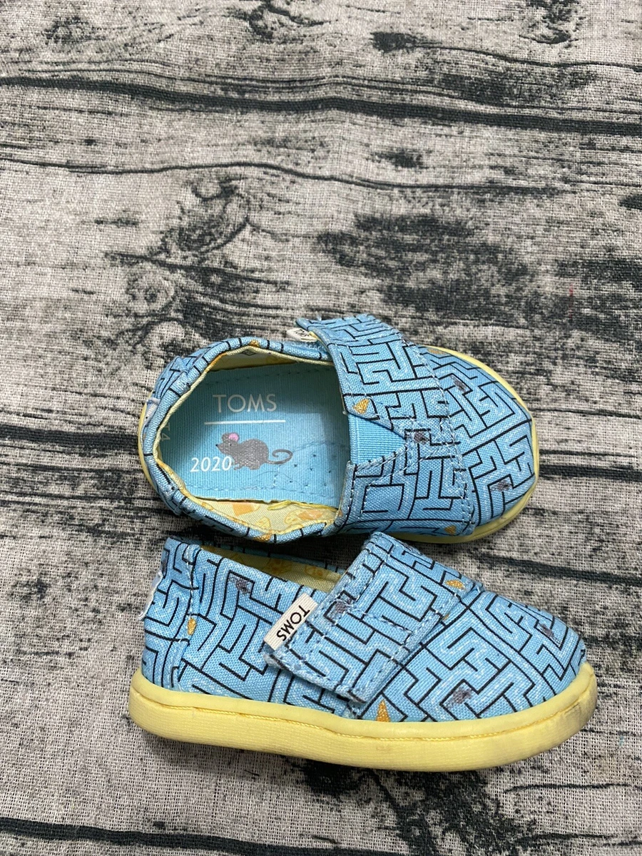 Toms Tiny Year Of The Rat Alpargata Shoes Size US 4 EURO 19.5 eBay