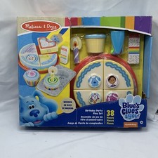 Melissa  Doug Blue's Clues  You Wooden Birthday Party Play Set 38 Pieces 