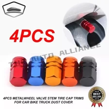 4PCS Car Tire Tyre Wheel Air Port Dust Cover Ventil Rim Valve Stem Caps 5 Colors
