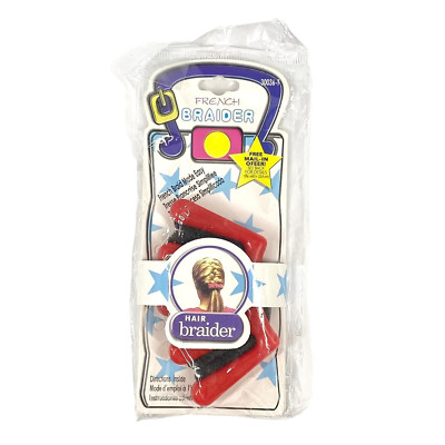 Hair Braider As Seen TV French Braider Made Easy Three Step Red For Women & Girl
