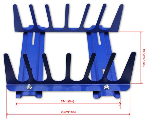 6 Layers Screen Printing Horizontal Squeegee Rack Press Tools Storage Shelf - Picture 5 of 9