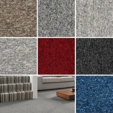 Carpet Berber Hessian Hard Wearing Stain Resistant Lounge Bedroom Stairs GALA