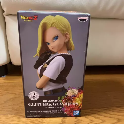 Figura de jean azul Android 18 Dragon Ball Z Glitter Glamours III Banpresto Japón