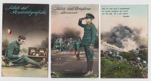 AK 3 Militär Grüße vom Funktelegraphen gereist 1933-1940