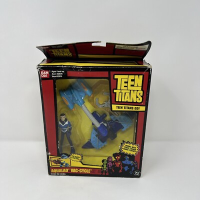 Teen Titans Go! Aqualad Vac-Cycle Action Figure & Vehicle DC Comics New Box Dmg