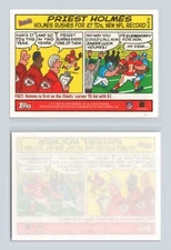2004 Topps Bazooka Comics 14 Priest Holmes Chiefs RB Rushes for 27 TD NFL Record