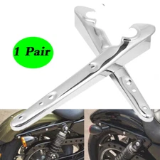 Chrome Rear Fender Support Bracket For Harley Sportster 1200 883 Custom XL1200C