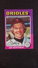 1975 Topps Baseball card # 641 Jim Northrup  ( G to VG)