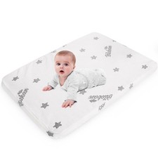 Bassinet Mattress Pad 25 x 36 Compatible with Dream On Me baby, White