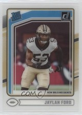 2024 Panini Clearly Donruss Rated Rookie Jaylan Ford #92 1oa8