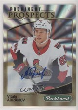 2019 Parkhurst Prominent Prospects Gold Vitalii Abramov Vitaly #PP-9 Auto 0rn5