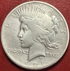 1921 $1 Peace Dollar. Free Shipping