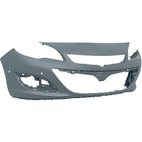 StoßStange Vorne Passend FüR Opel Astra J Baujahr 09.2012-2015 +Pdc (4 LöCher)-image