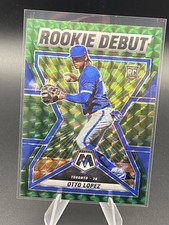 2022 Panini Mosaic #RD-8 Otto Lopez Rookie Debut Green Mosaic