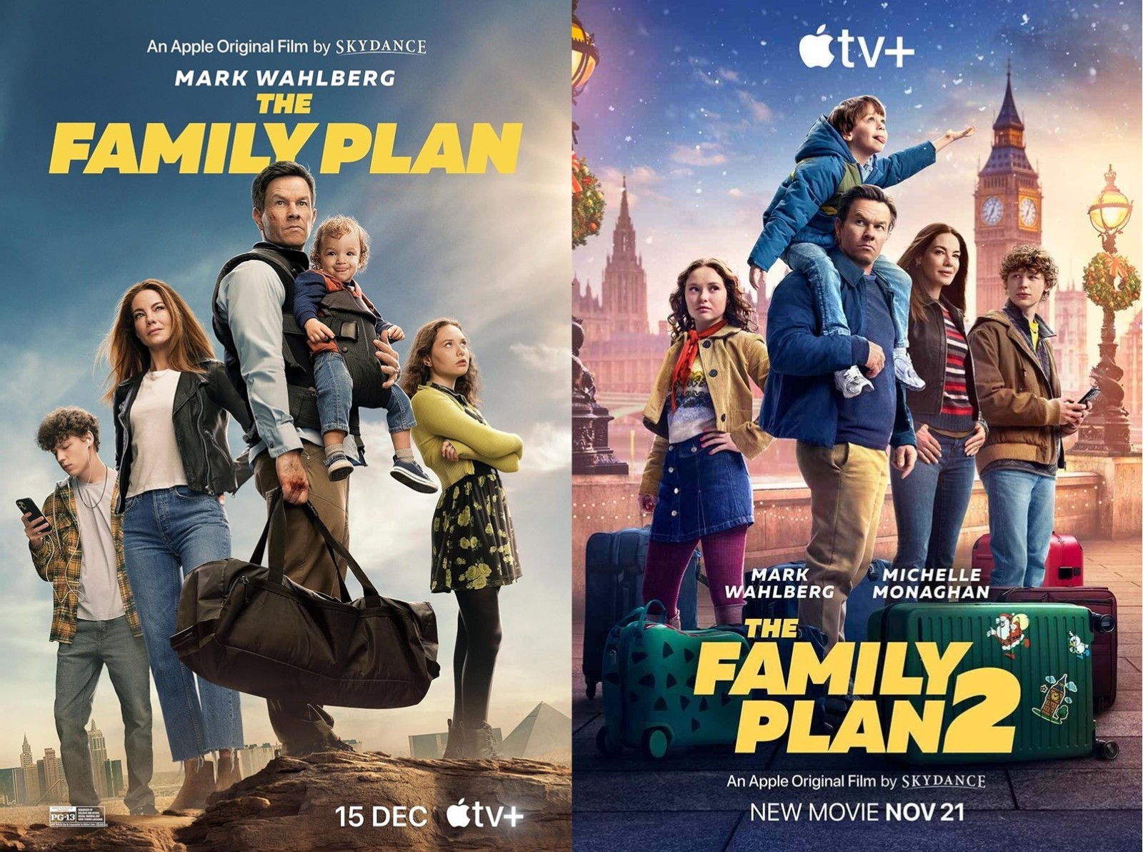 family plan 1 & 2 collection ( DVD ) region free