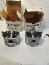 Set Of 2 Pistons Ford Lincoln Mercury W413ap 40 Piston Rings Included