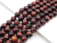 Quality Natural Red Tiger Eye Round Beads, 6-14mm Round Beads, RedTiger Eye