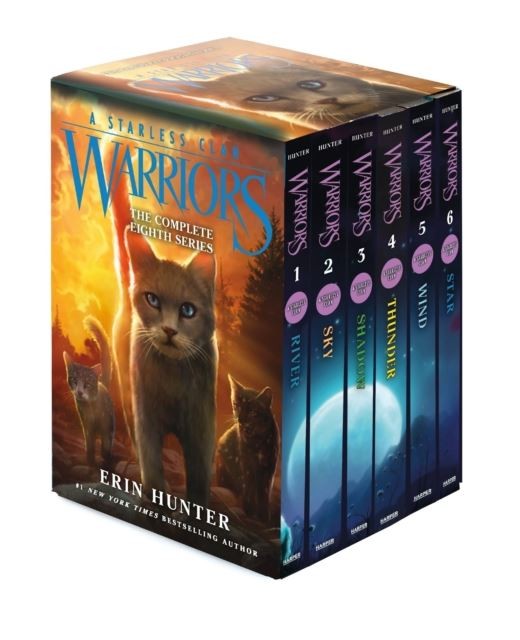 Warriors: A Starless Clan Box Set: Volumes 1 to 6 by Erin Hunter Paperback
