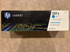 NIB HP 201X Cyan LaserJet Toner Cartridge, CF401X Exp 4/27/2017