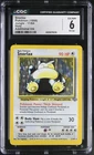 Snorlax Holo 11/64 CGC 6 - 1999 Pokemon Jungle Error Additional Ink