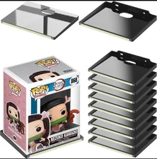Wall Mount Shelf Organizer (12 Pack, Black) – Display for Funko Pop & More