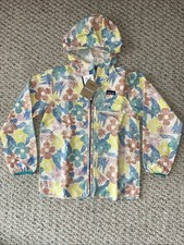 NWT 79 Patagonia Kid  s Multicolor Zip-front Hooded Jacket - Size Large 12 