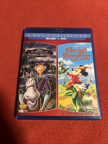 Die Abenteuer von Ichabod und Mr. Toad / Fun and Fancy Gratis Blu-ray/DVD SELTEN OOP