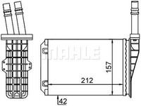 Mahle WäRmetauscher, Innenraumheizung AH 209 000S