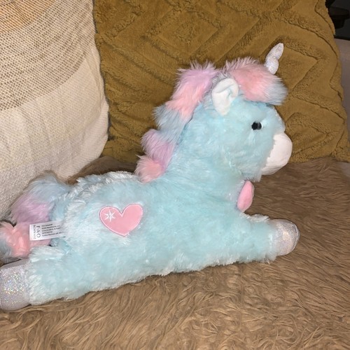 FAO Schwarz Green UNICORN PLUSH 15" LED Light Up with Sound - Picture 6 of 9
