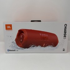 JBL Charge 5 Bluetooth Portable Speaker   Red   Waterproof Wireless