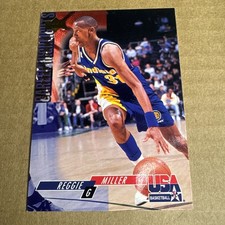 Upper Deck 1994 USA Basketball Reggie Miller 57-Point Game #40 Pacers NBA