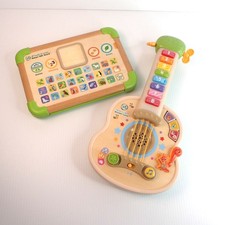 LeapFrog Wooden Toys Touch and Learn Nature ABC Board  Strum  Count Guitar