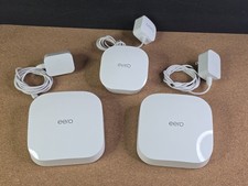 SET LOT EERO Pro 6 Tri-Band Mesh Wi-Fi 6 Router 2x K010001 1x J010001 LOOK !!!