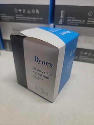 BYNEX Ostomy Barrier Rings Pack of 10 Leak Proof Ring with Ears