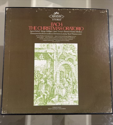 NM 1962 Bach The Christmas Oratorio 3 LP Albums w/ booklet