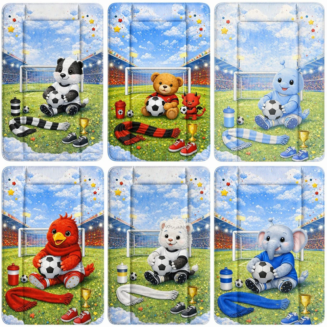 Baby Changing Mat - Nursery - Soft PVC Easy to Clean - Football Themed
Opens in a new window or tab