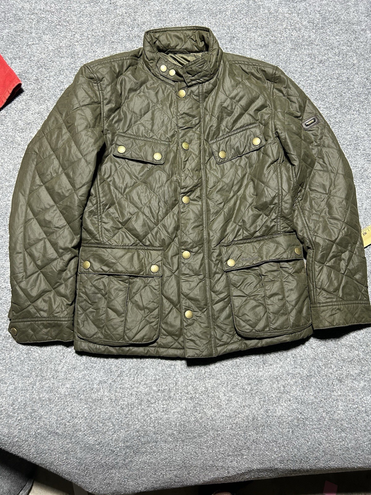 Barbour International Sea Ariel Polarquilt Quilted Men's Jacket Coat Size Small