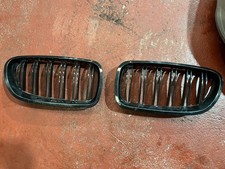 Genuine BMW F10 M5 Front Kidney Grills SET Black OEM  51712352807, 51712352808
