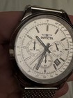 NIB Invicta Speedway Chronograph Silver Dial Men's Watch (Model 25222). — photo 3