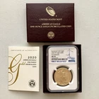 2020 W $50 American Gold Eagle Burnished 1 Oz NGC First Releases MS 70 LIMITED!